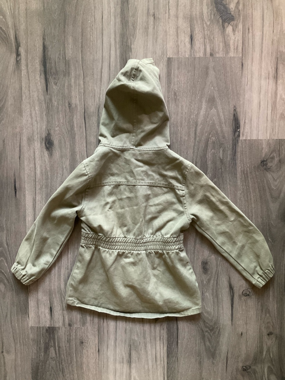 DKNY Kids Olive Green Hooded Jacket